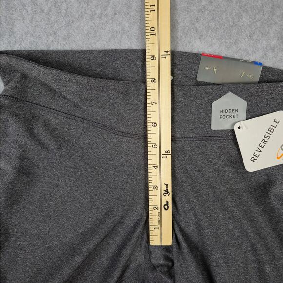 NWT Champion Leggings Womens Size Large Gray Reversible Hidden Pocket - Picture 12 of 14